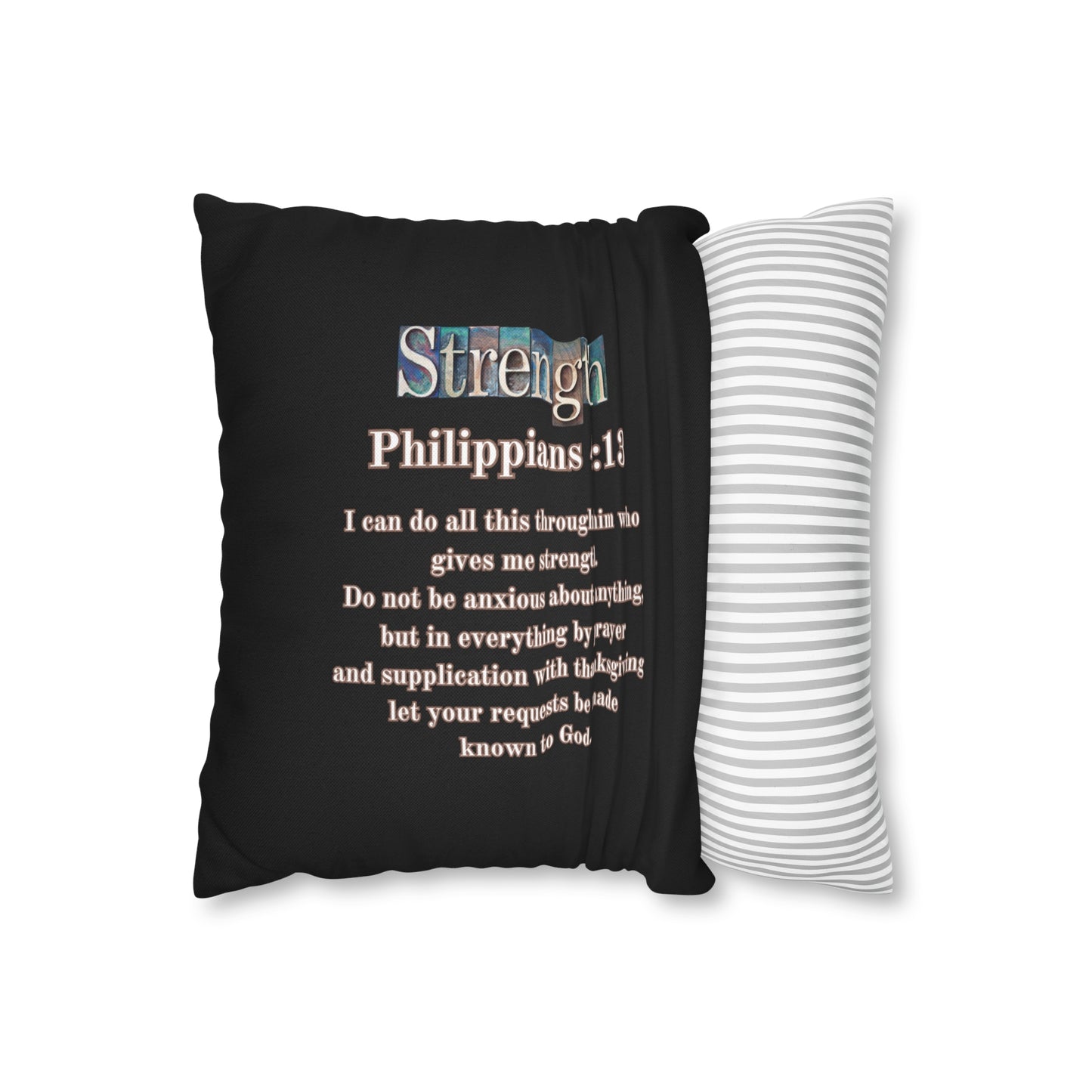 Spun Polyester Square Pillow Case