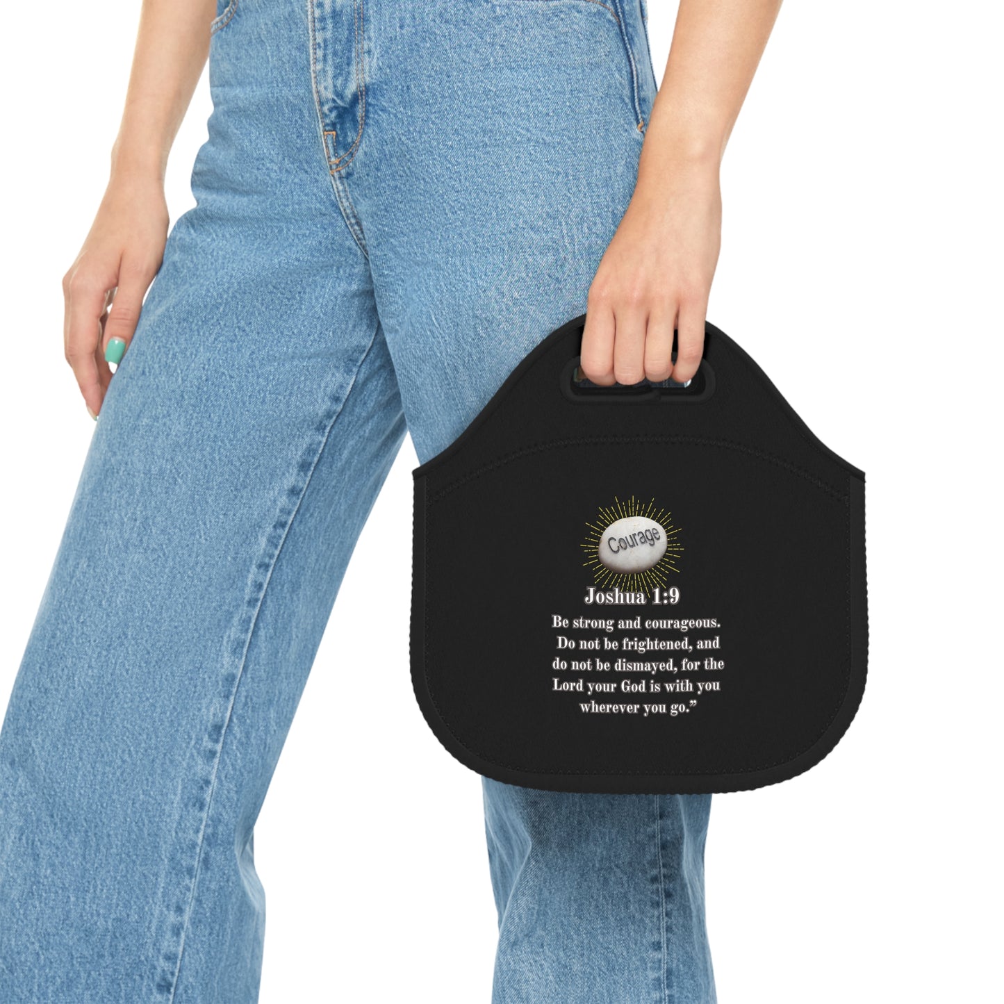 Neoprene Lunch Bag | 9 Verse | Courage