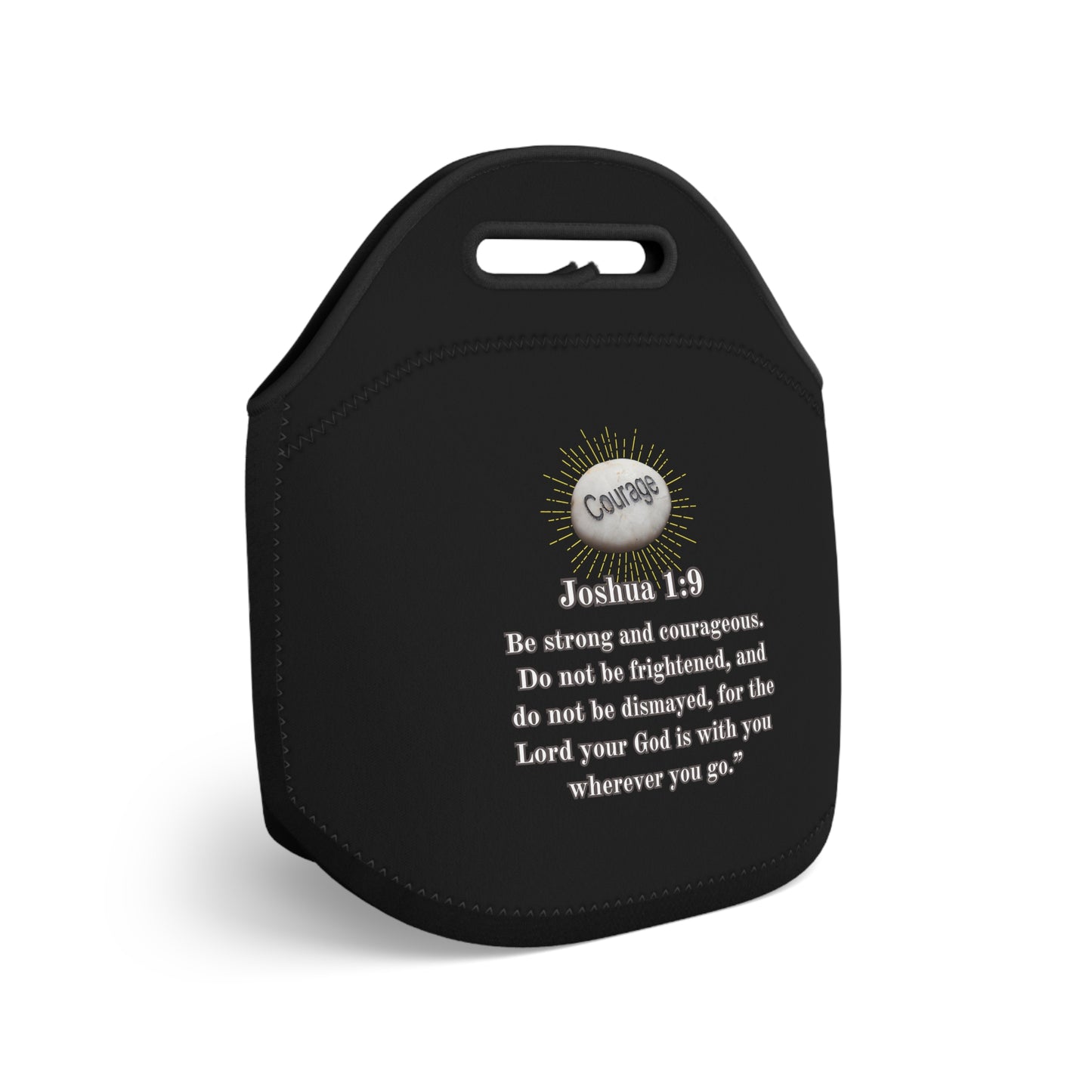 Neoprene Lunch Bag | 9 Verse | Courage