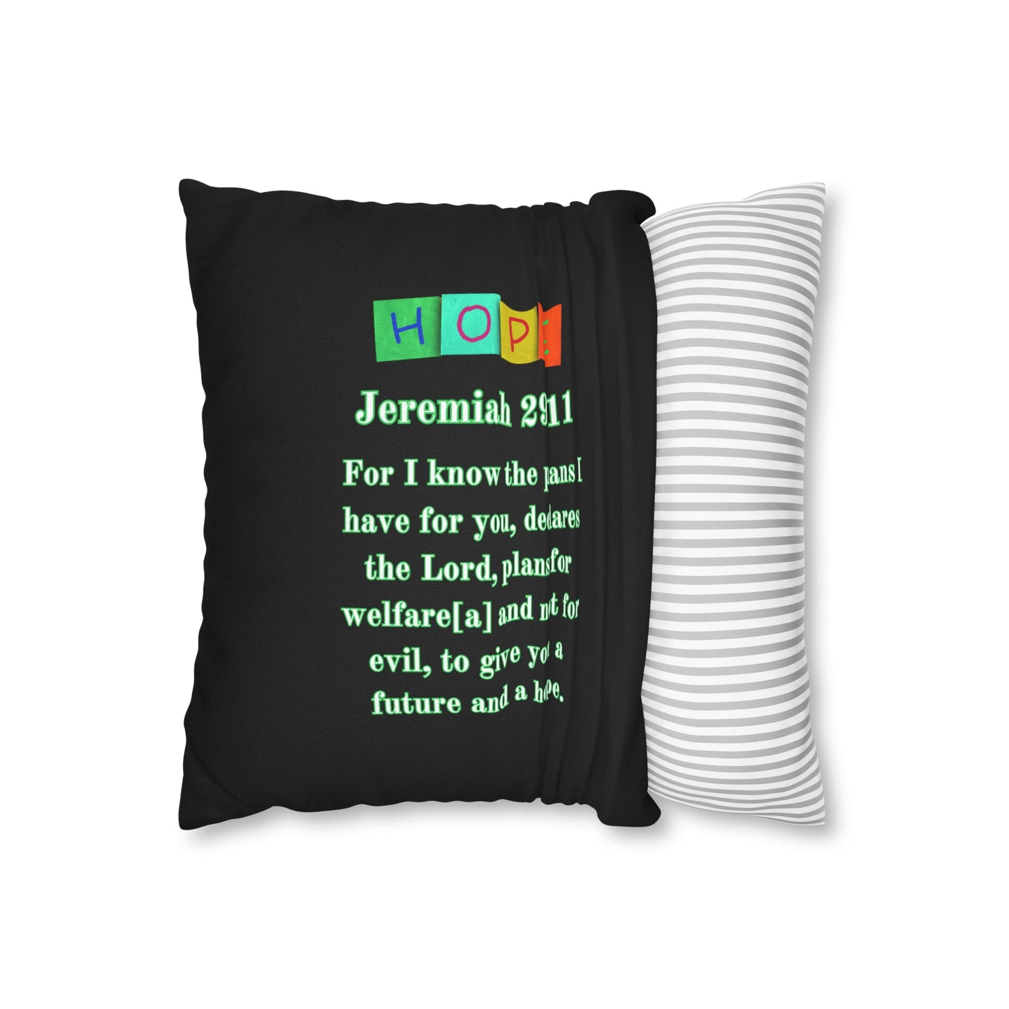 Spun Polyester Square Pillow Case