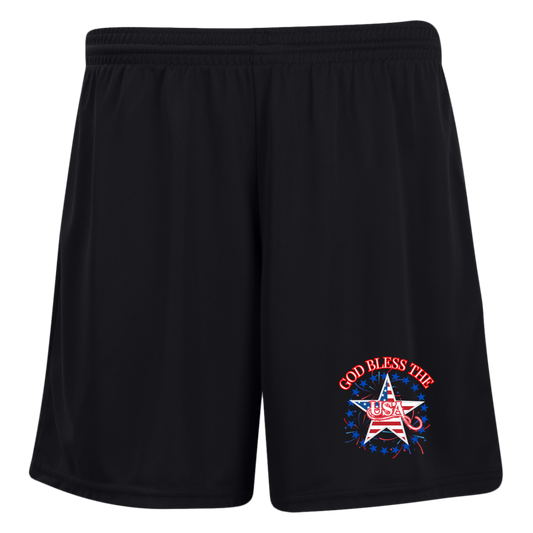 Ladies' Shorts 7” | God Bless The USA