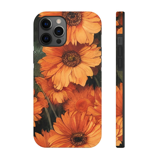 Phone Case | Tough | Orange Sunflowers