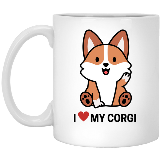 Coffee Mug | I Love My Corgi