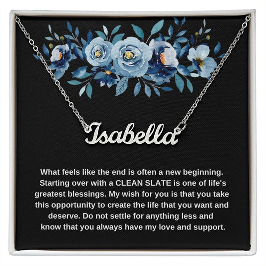 Starting Over | Personalized Name Necklace